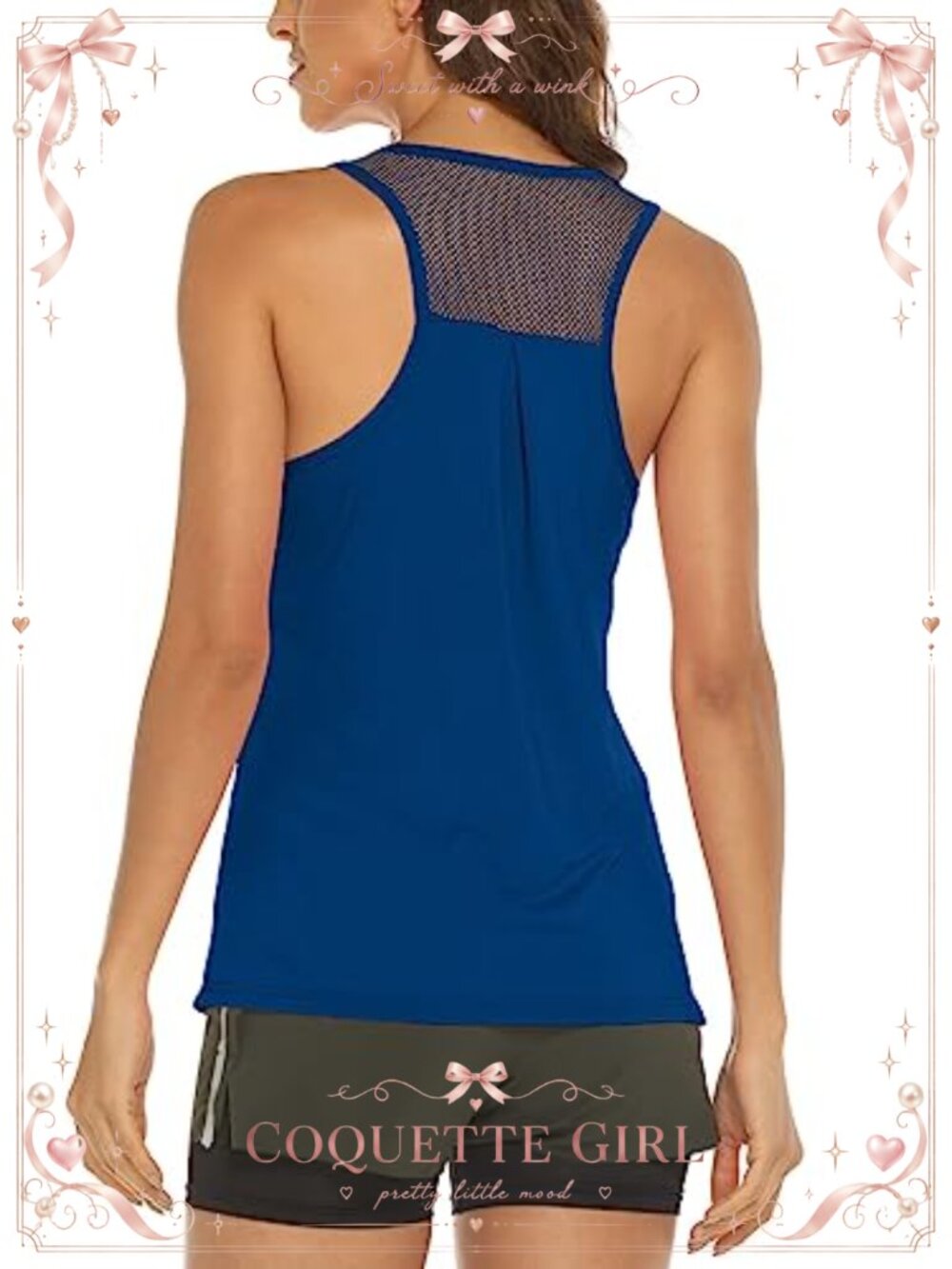 Womens Cross Back Racerback Workout Tank Top Sleeveless Crop Loose Fit Yoga Gym